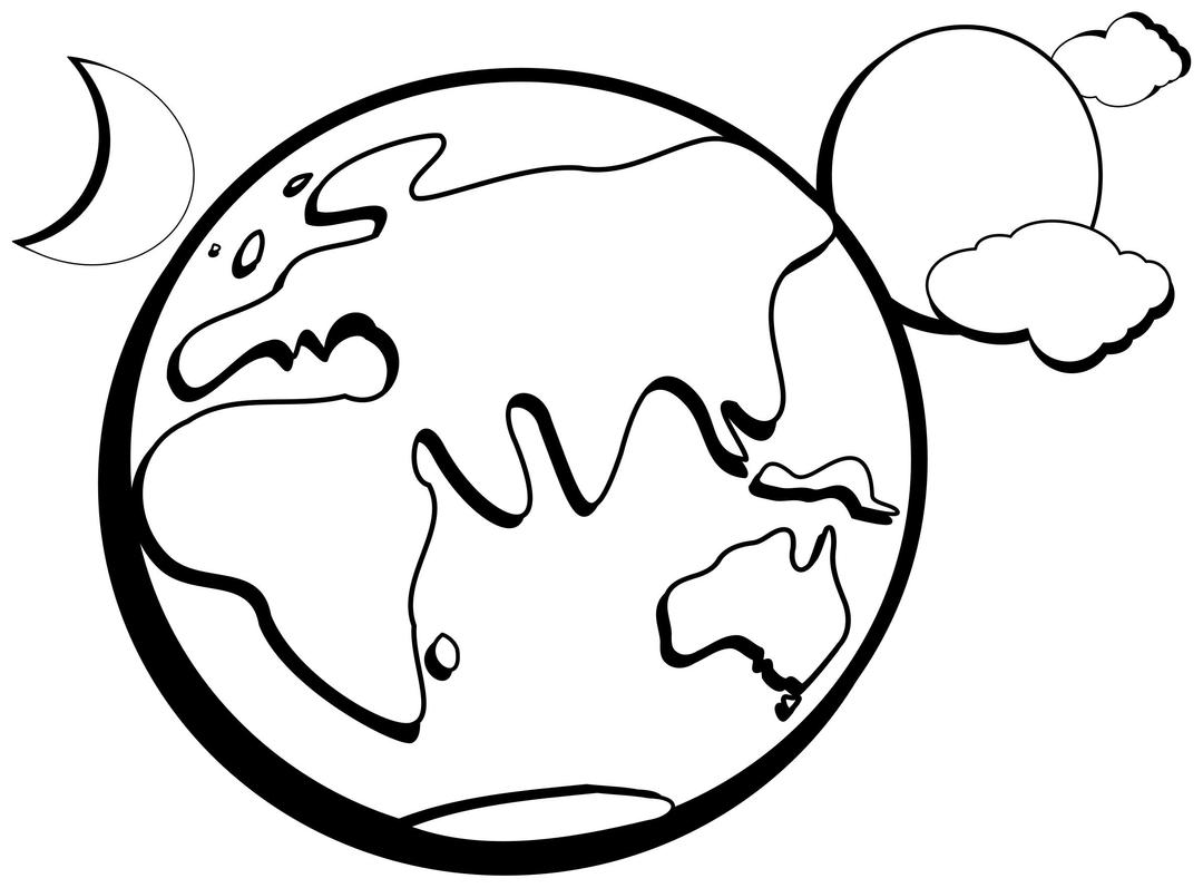 Aussie Earth Outline png transparent
