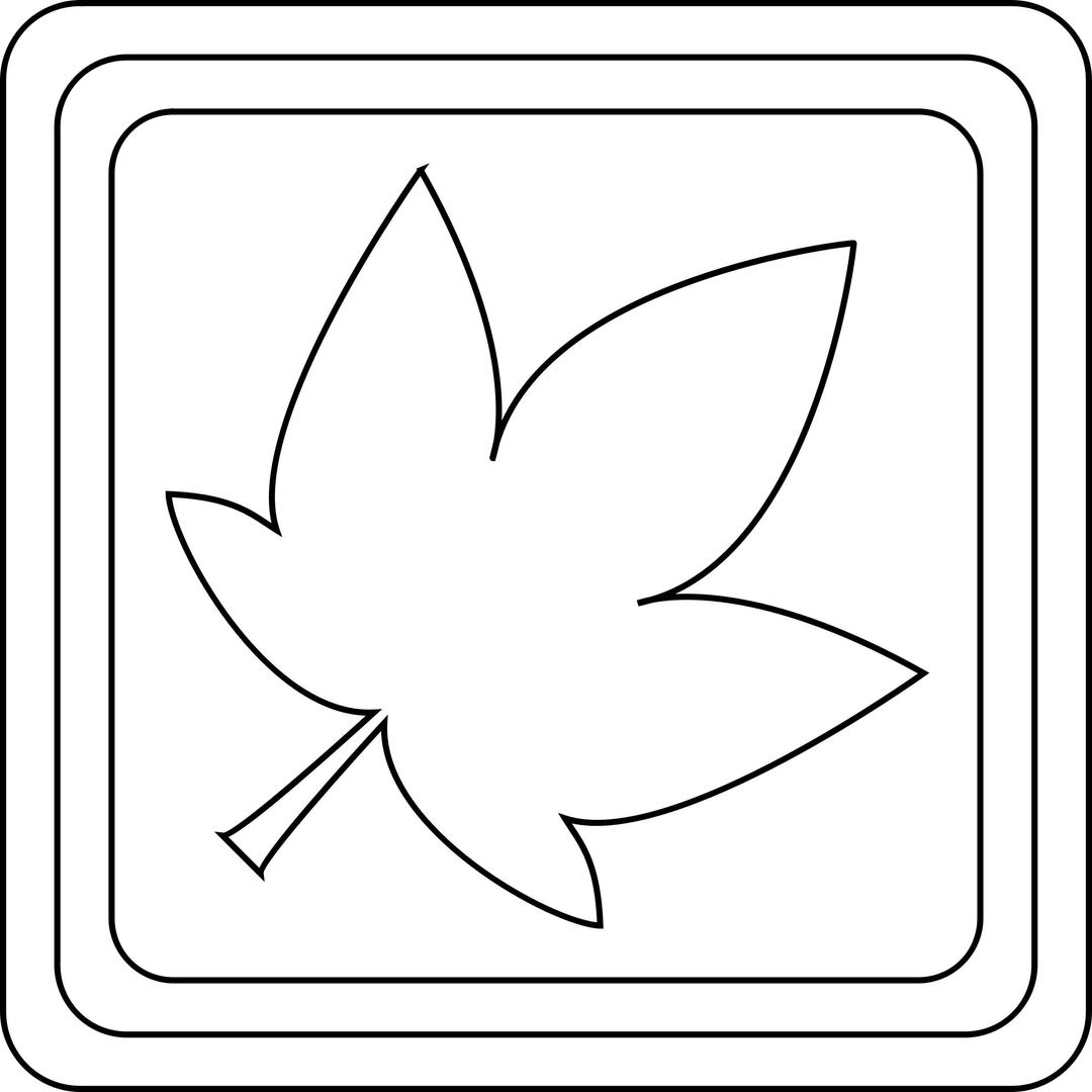 Autumn Icon Coloring page png transparent