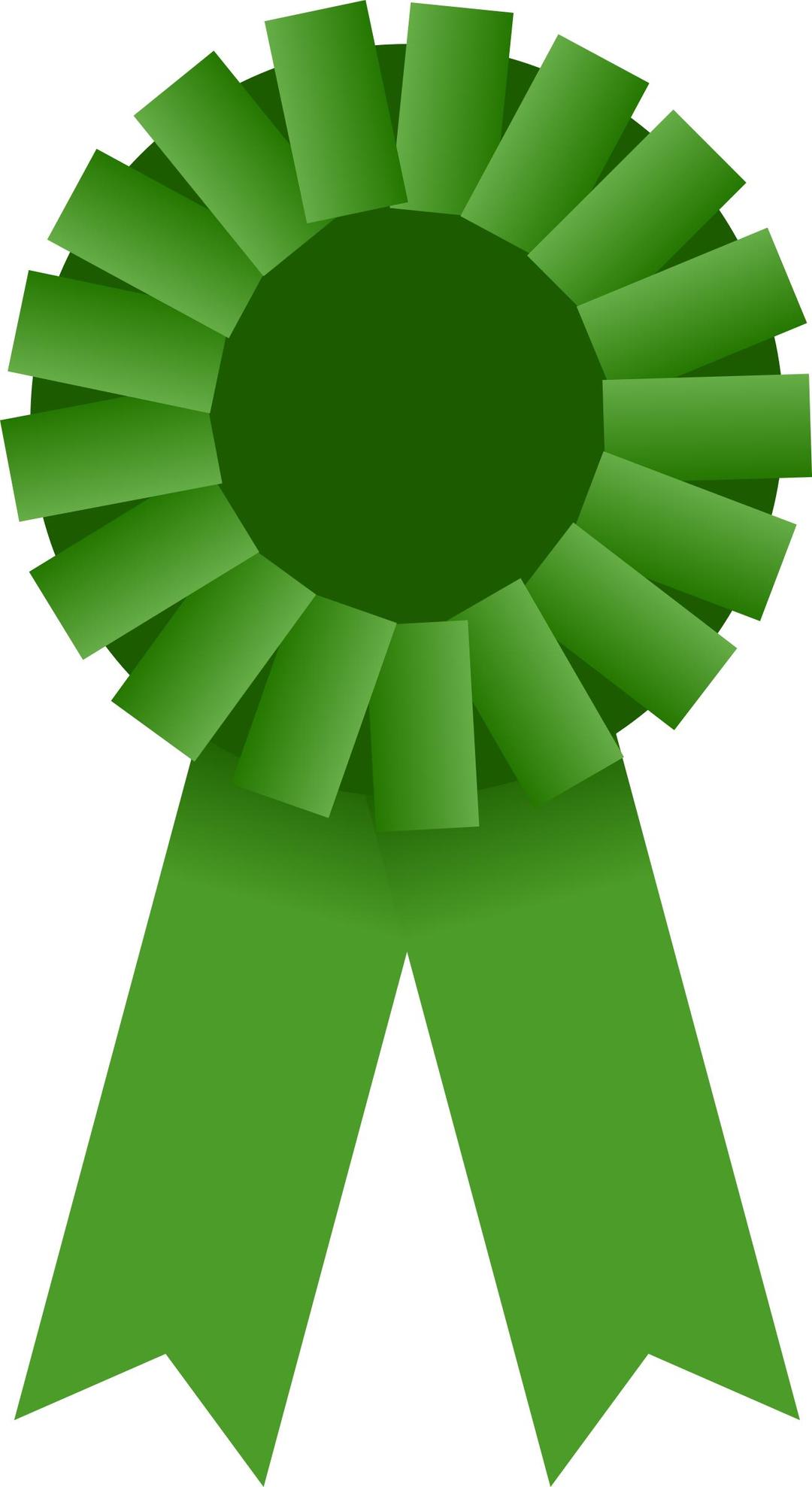 Award Ribbon -- Green png transparent