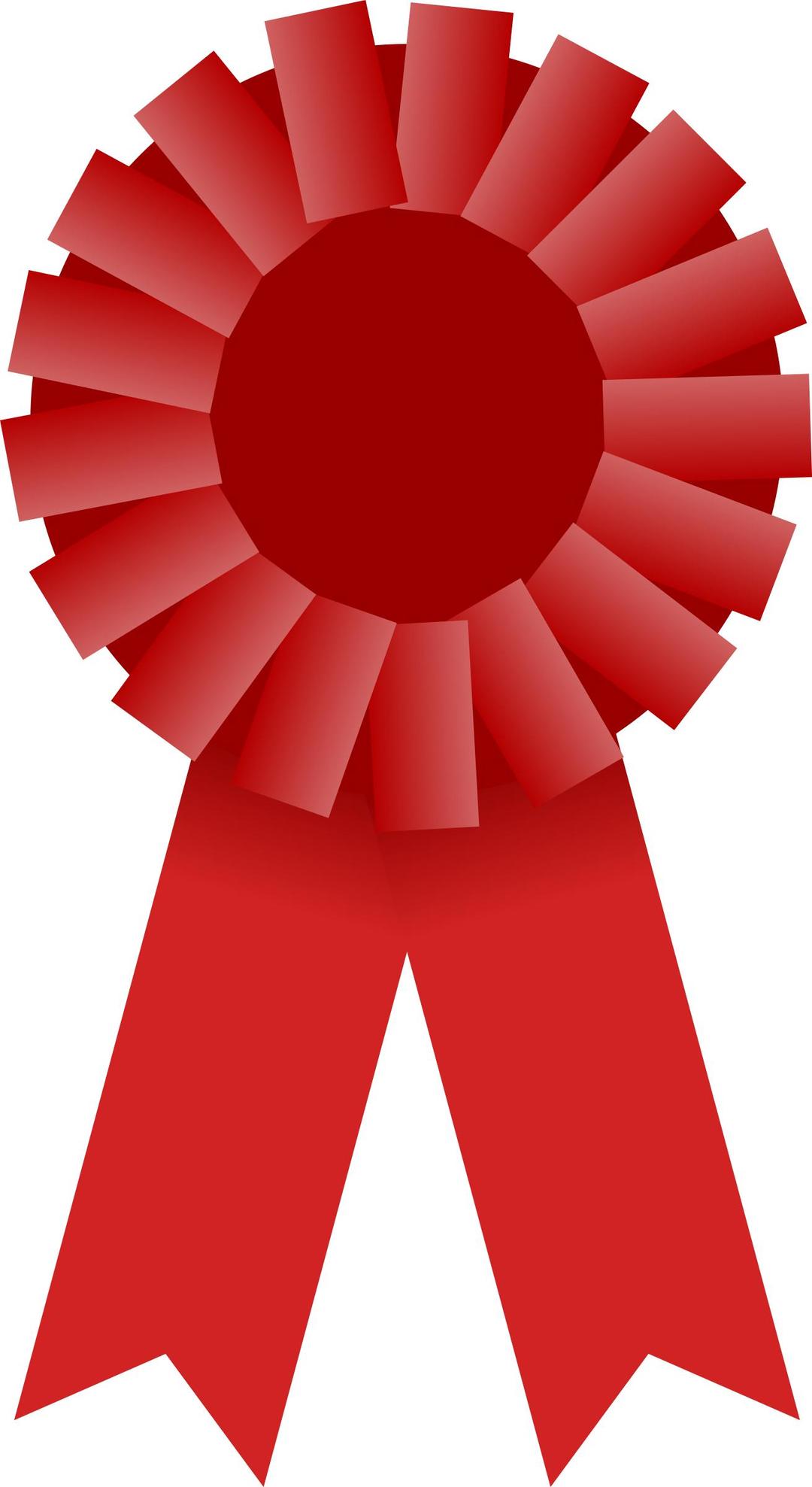 Award Ribbon -- Red png transparent