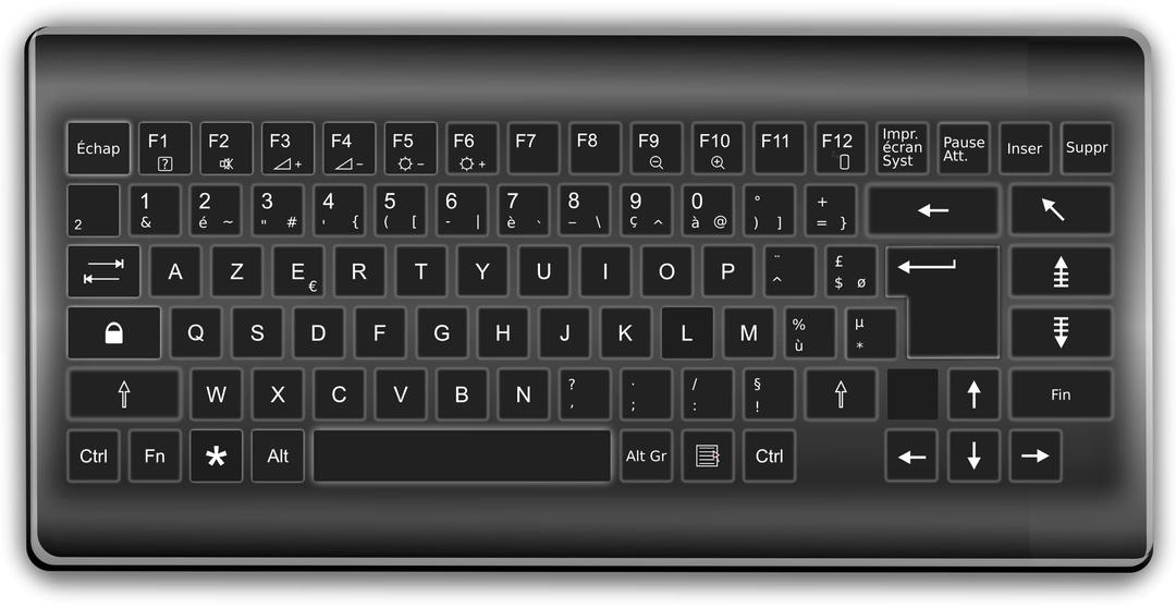 Awesome Keyboard (French) png transparent