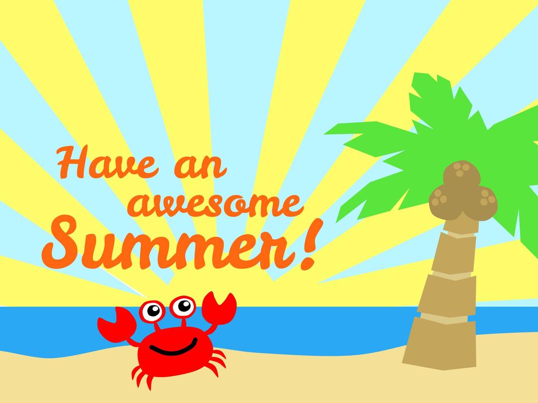 Awesome Summer png transparent