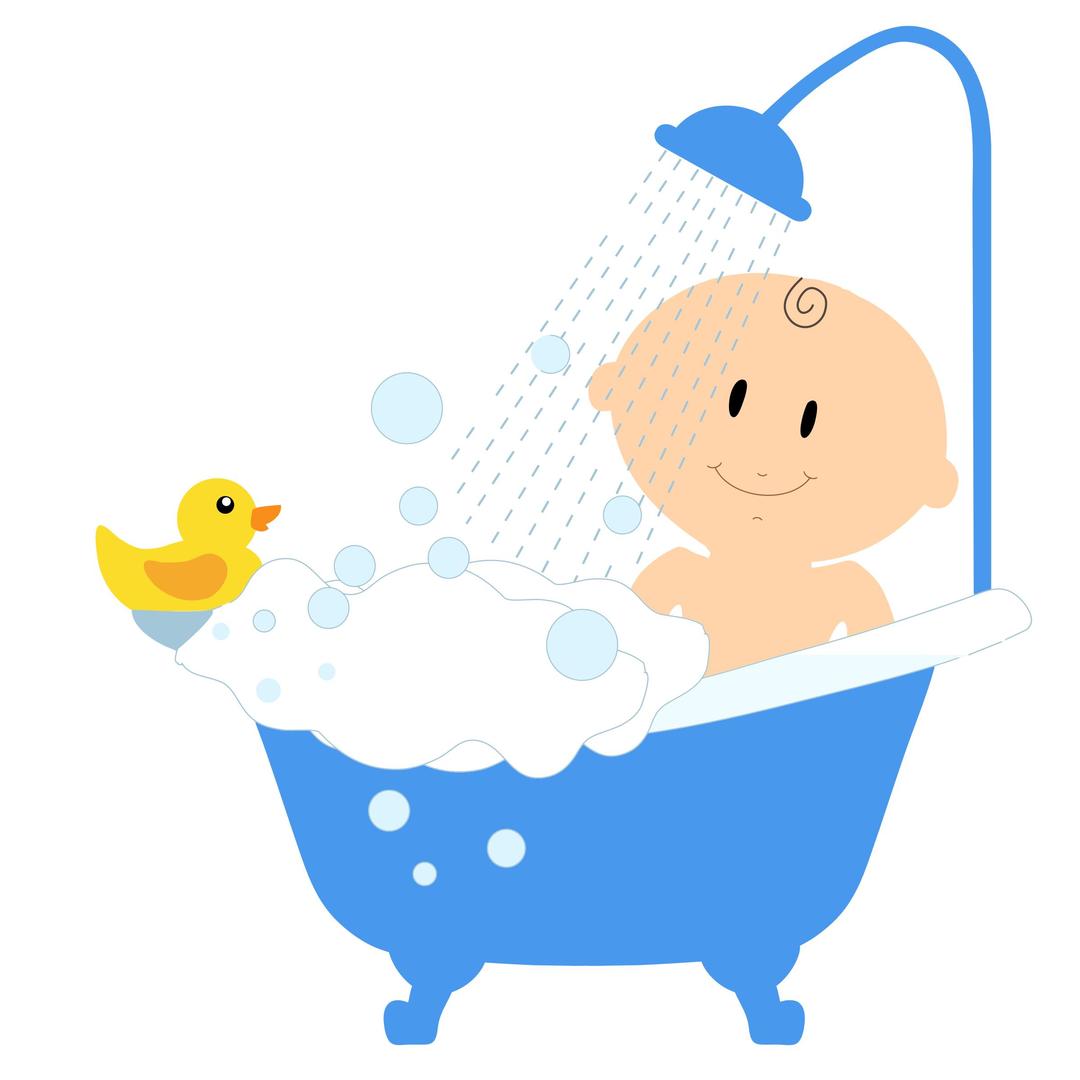 Baby Boy Bath png transparent