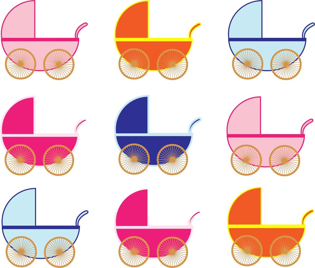 Baby Carriages png transparent