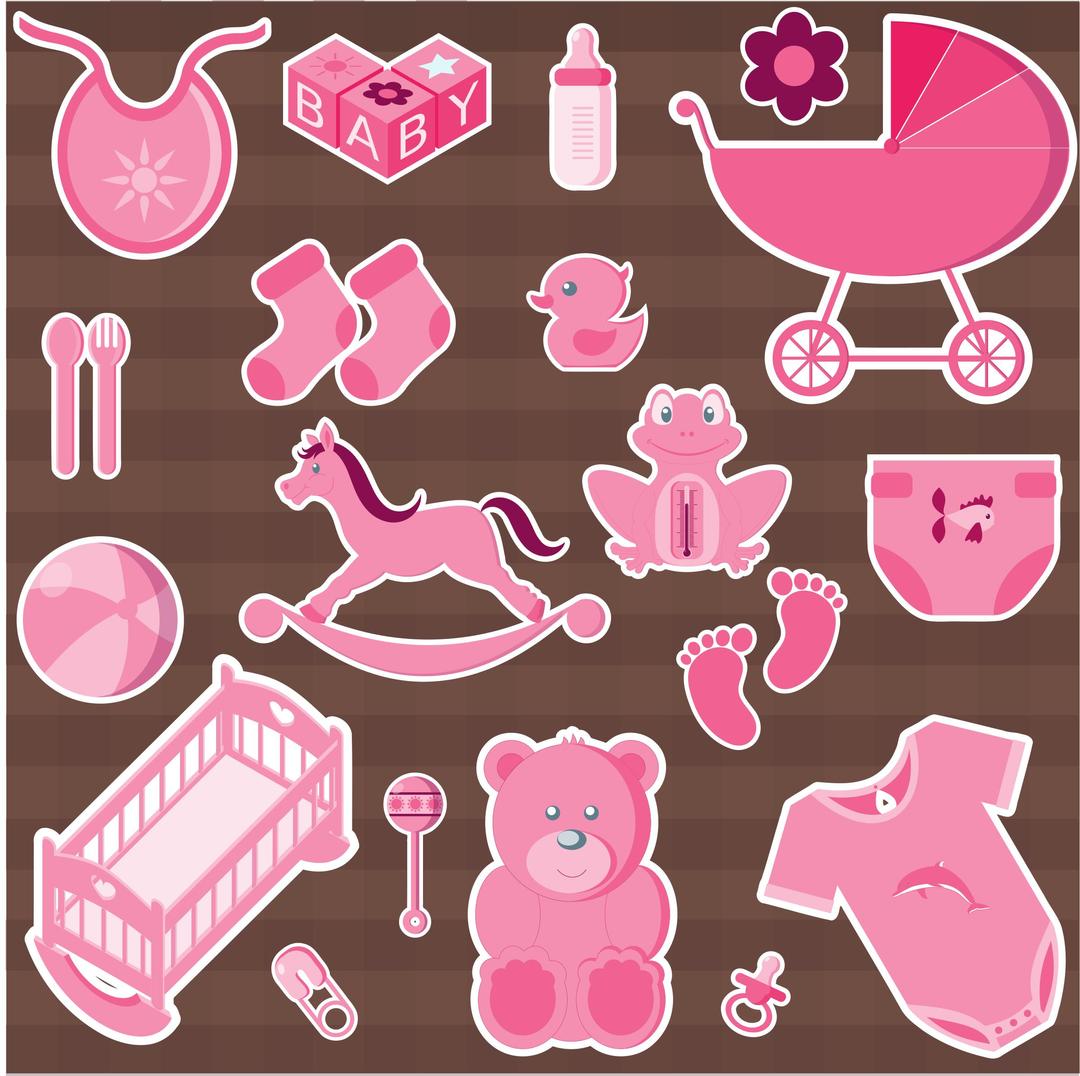 Baby Girl Accessories png transparent