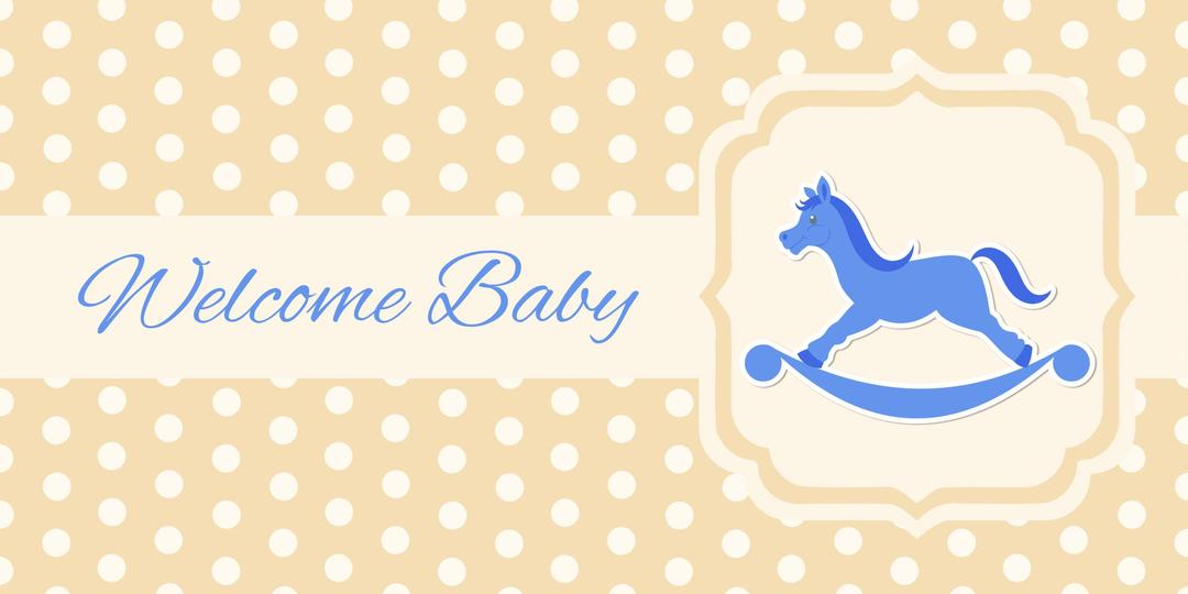 Baby greeting card (boy) png transparent