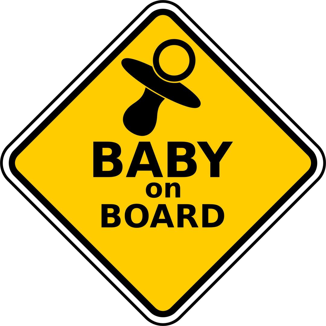Baby On Board png transparent