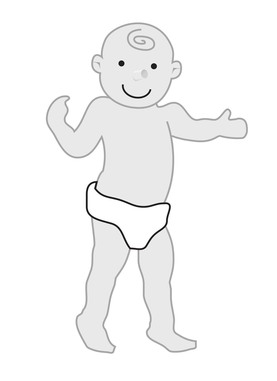 baby standing png transparent