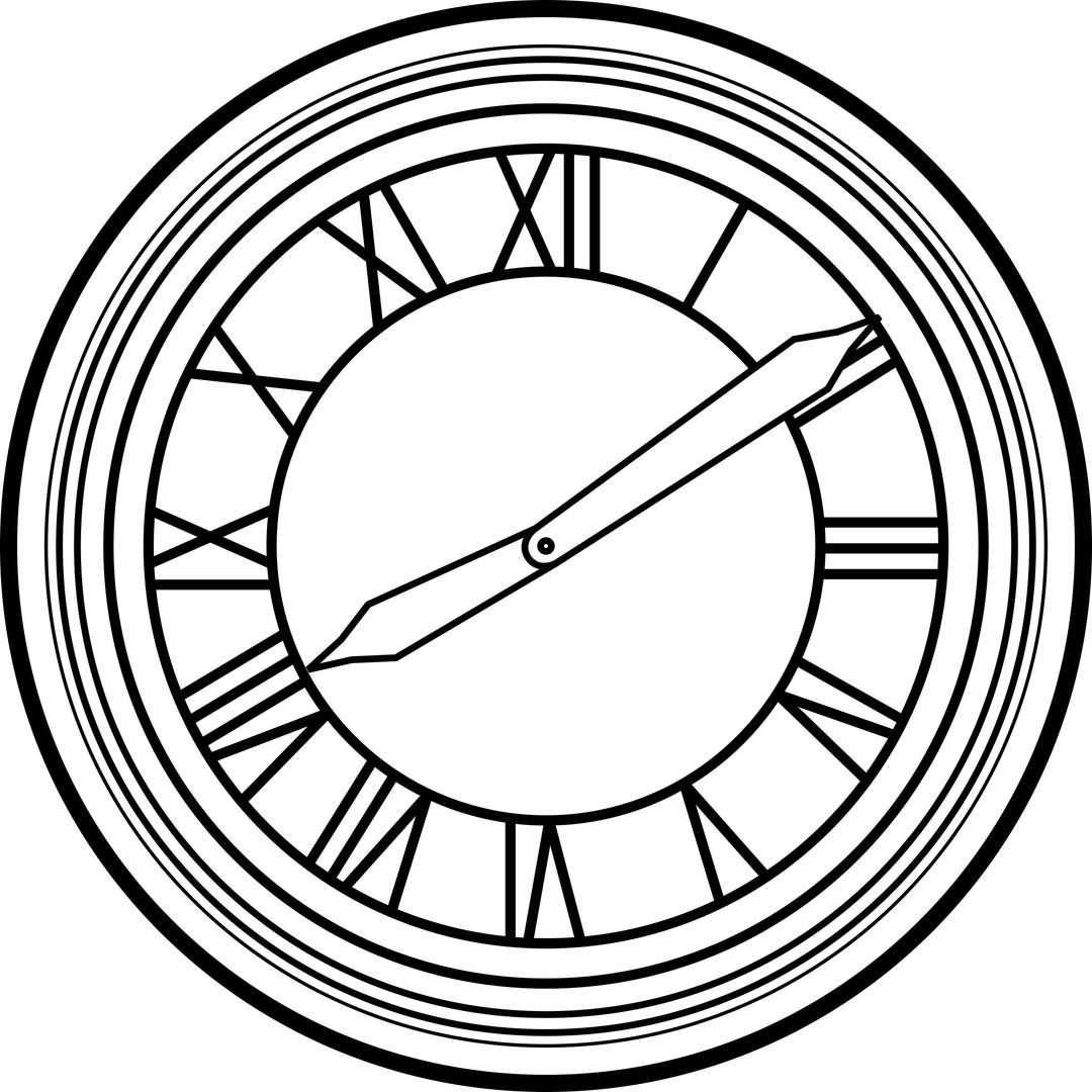 Back to the future Clock png transparent