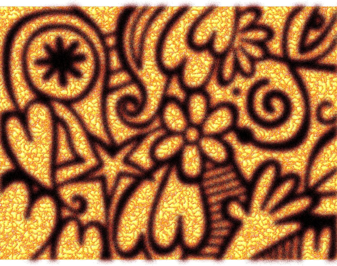 Adapted Pattern Yellow png transparent