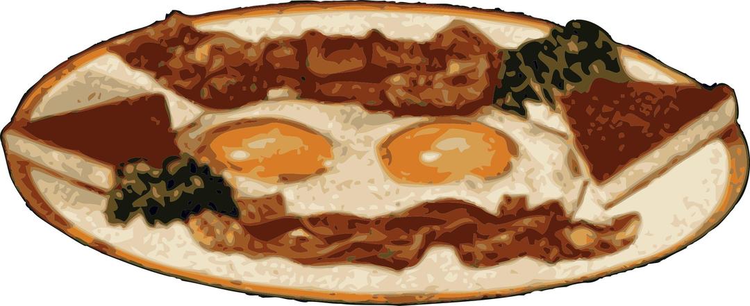 bacon and eggs png transparent