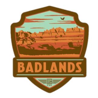 Badlands National Park Emblem png transparent