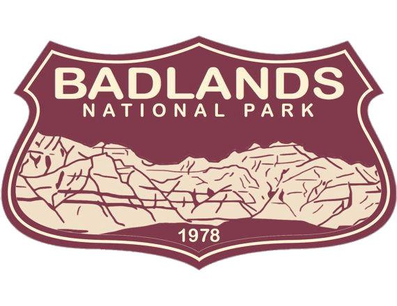 Badlands National Park Logo png transparent