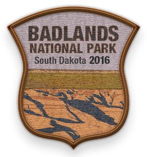 Badlands National Park Patch png transparent