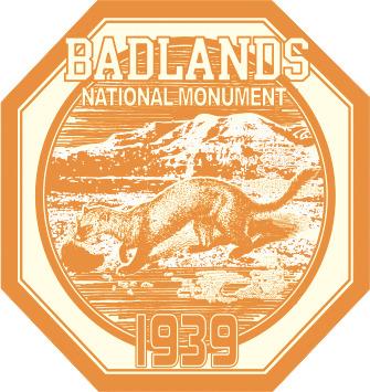 Badlands National Park Vintage png transparent
