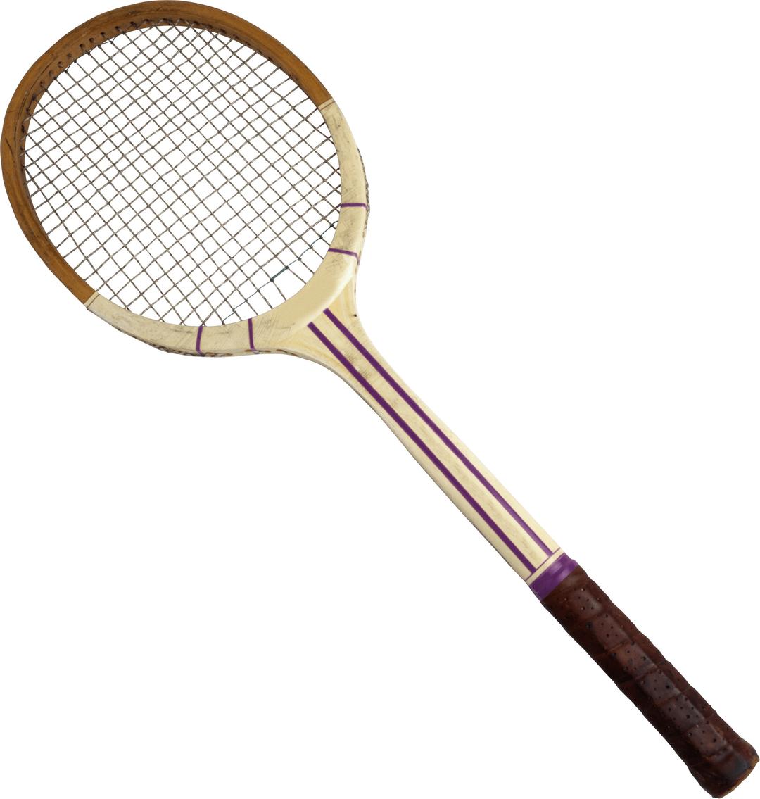 Badminton Racket Vintage png transparent