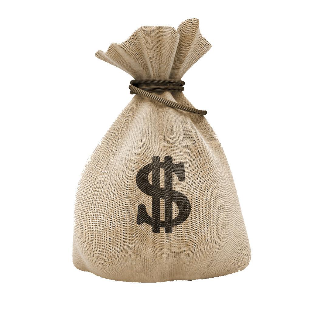 Bag Dollar Money png transparent