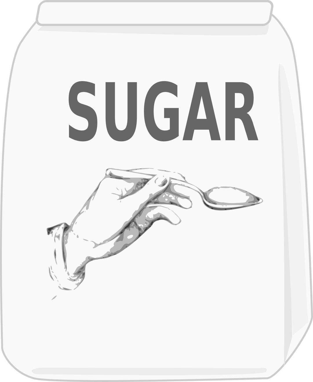 Bag of Sugar png transparent