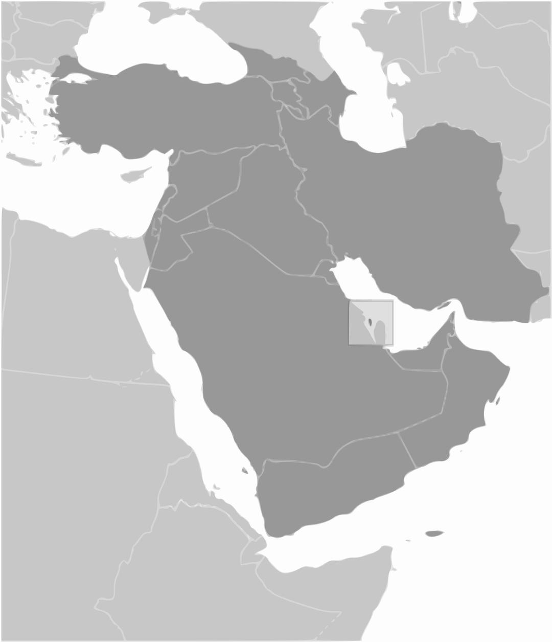 Bahrain location png transparent