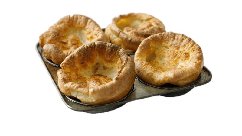 Baked Yorkshire Puddings png transparent