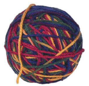 Ball Of Coloured Wool png transparent