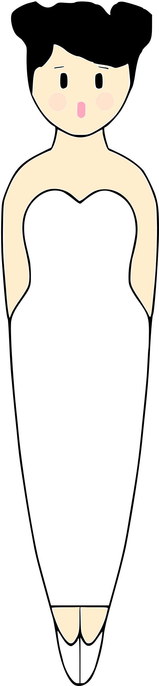 Ballerina Pencil Pal in gown png transparent