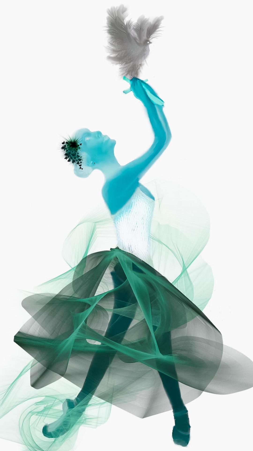 Ballet Blue-Green Dove Ballerina Suite png transparent