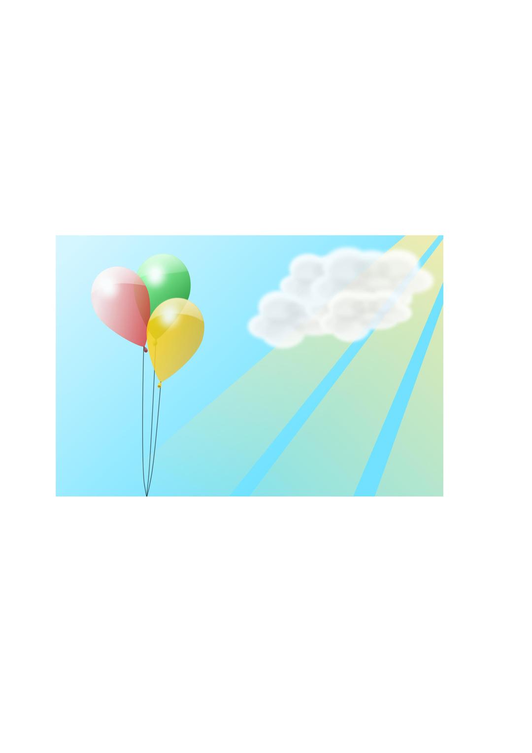 Baloons. png transparent