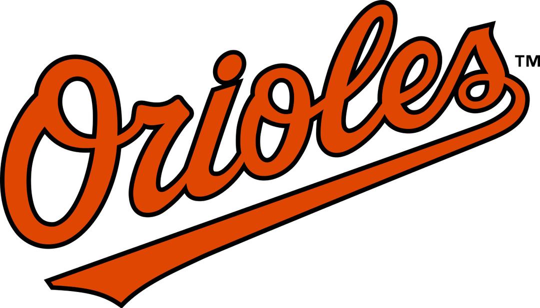 Baltimore Orioles Text Logo png transparent