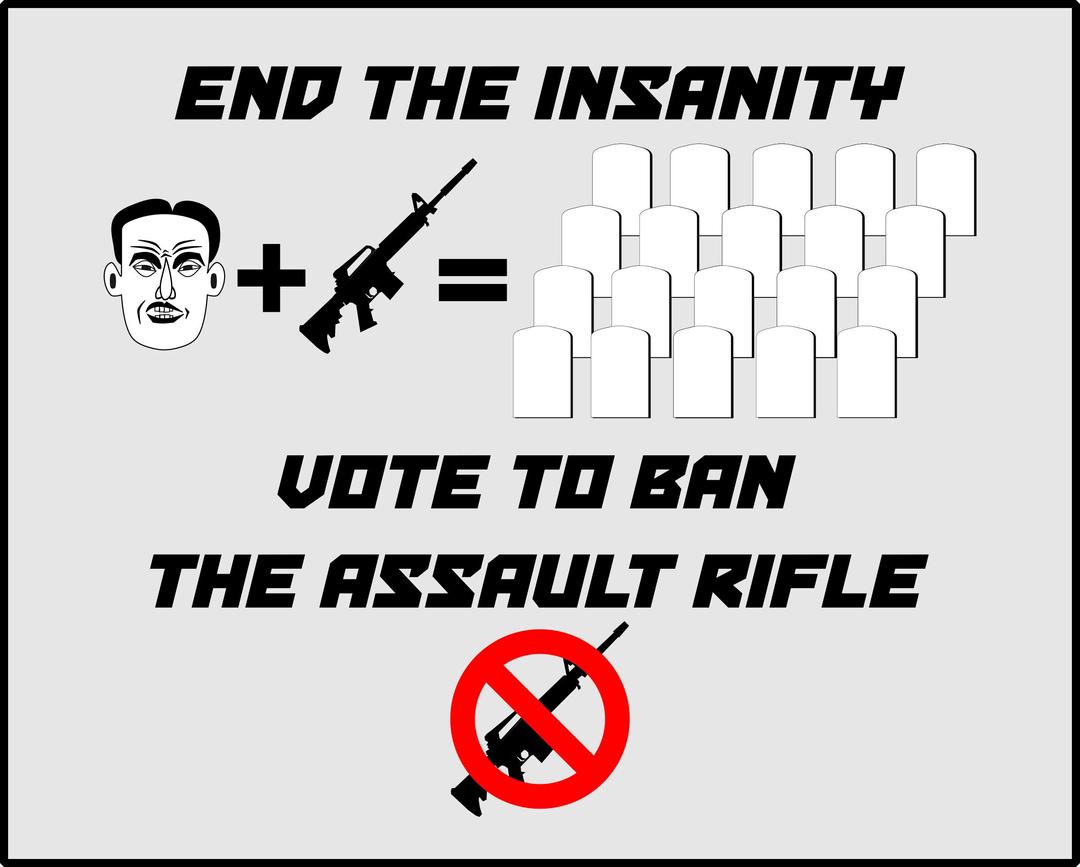 Ban Assault Rifles png transparent