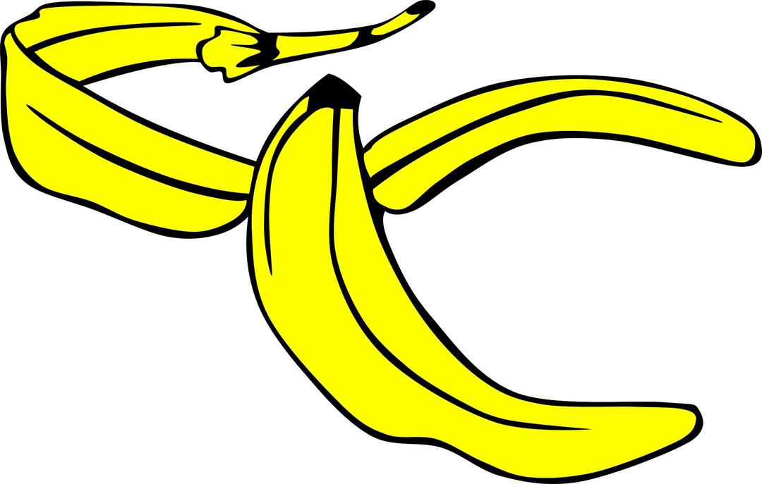 Banana Peel png transparent