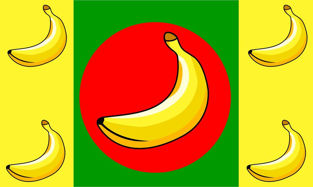 Banana Republic Flag png transparent
