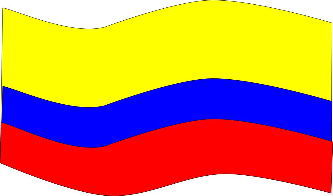 bandera colombia png transparent