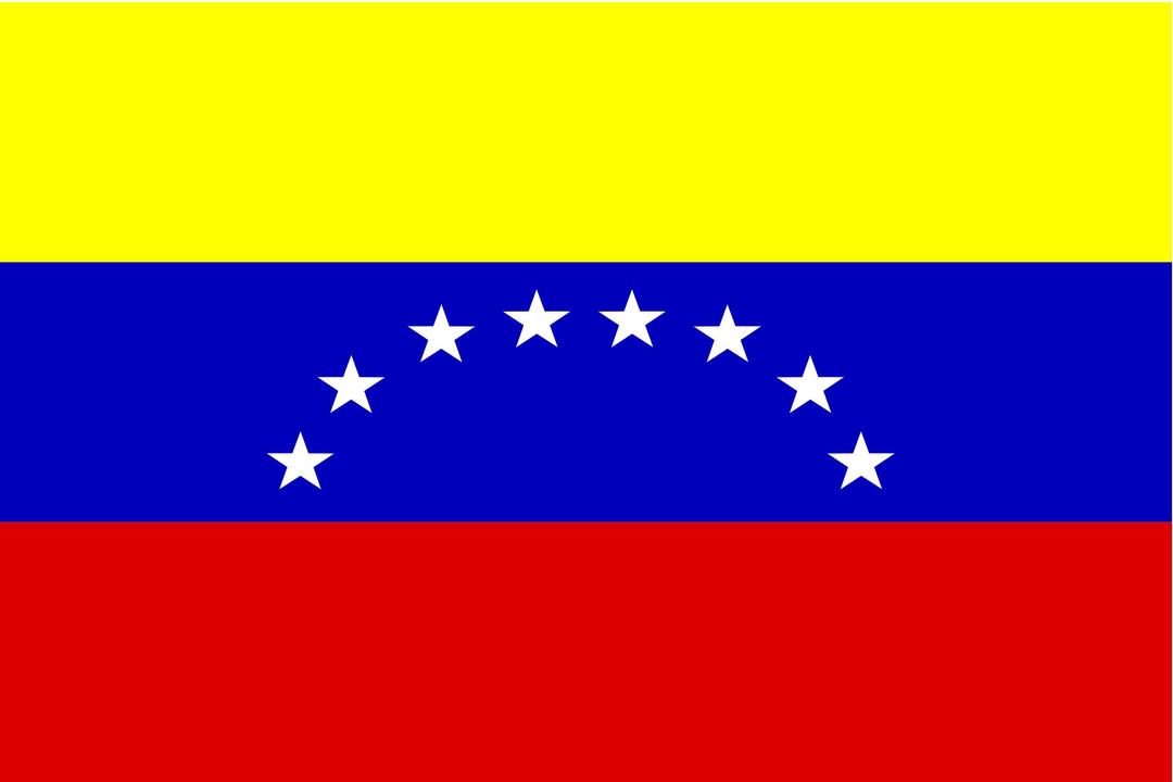 Bandera de Venezuela png transparent