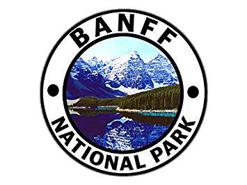 BANFF National Park Round Sticker png transparent