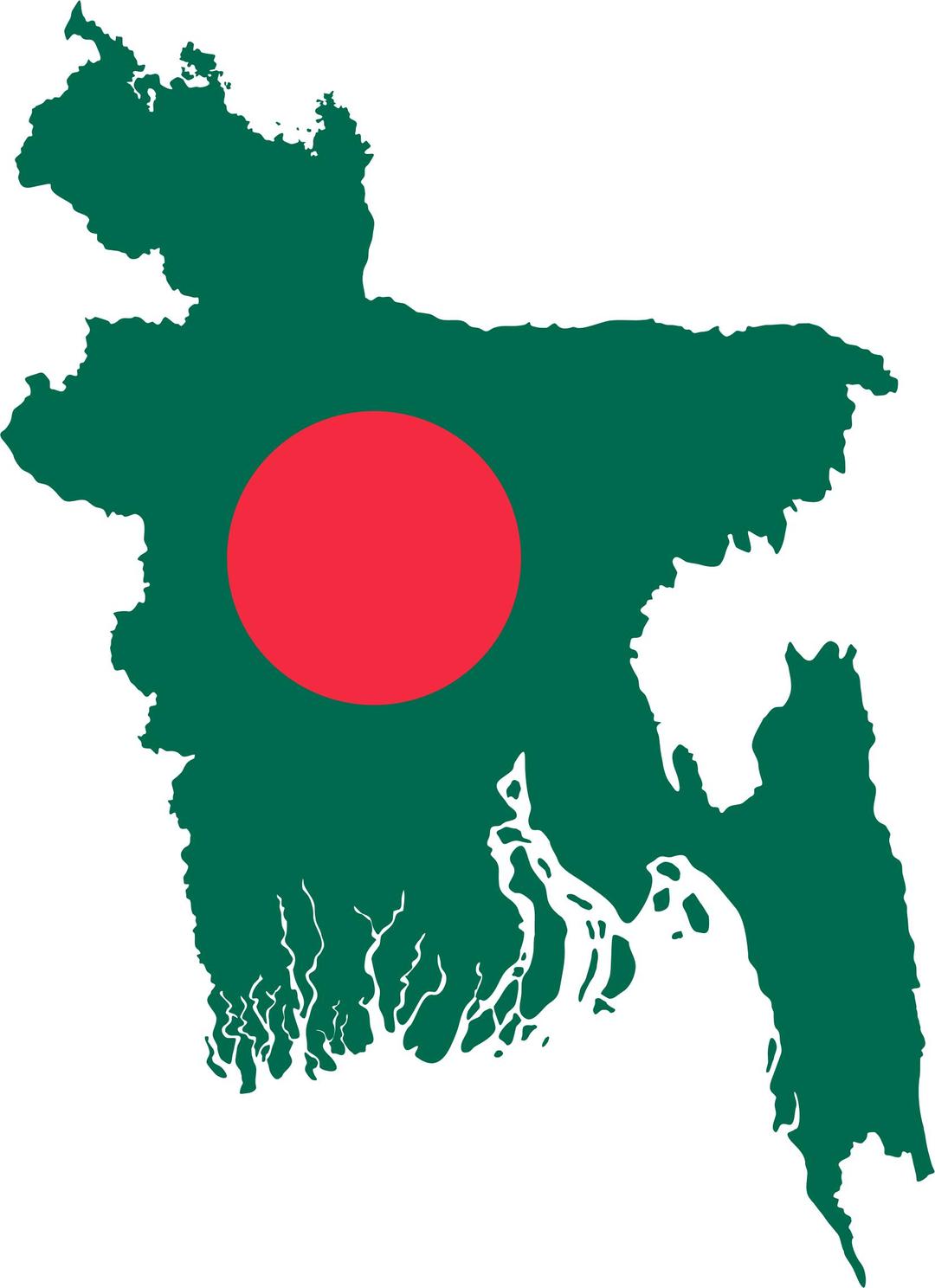 Bangladesh Map Flag png transparent