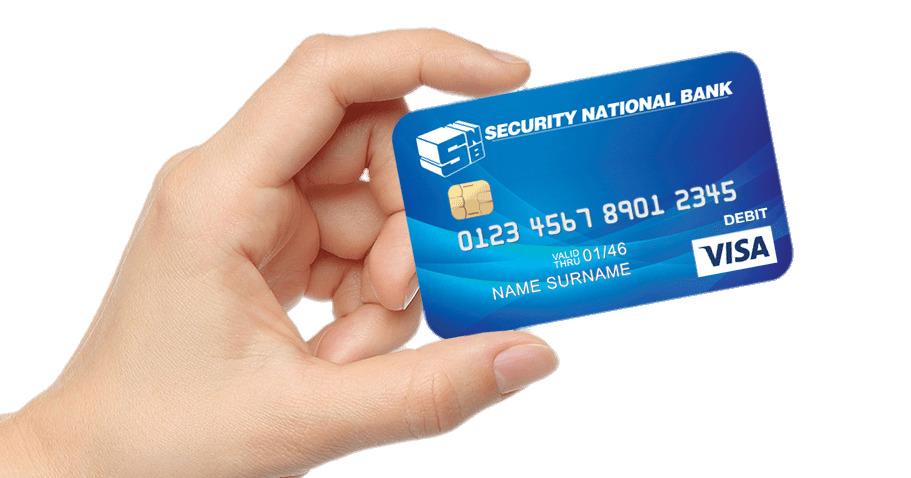 Bank Card In Hand png transparent
