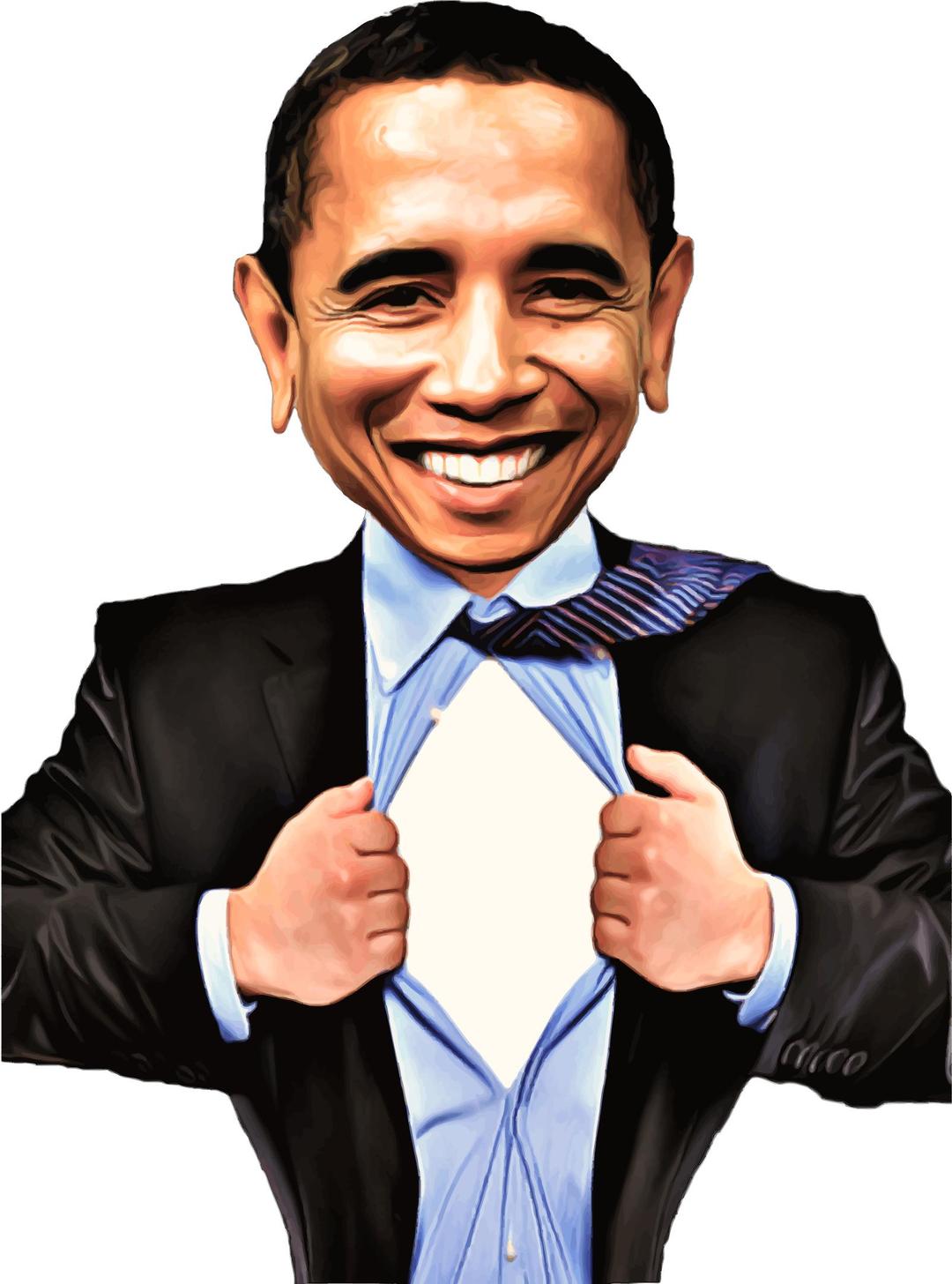 Barack Obama Caricature png transparent