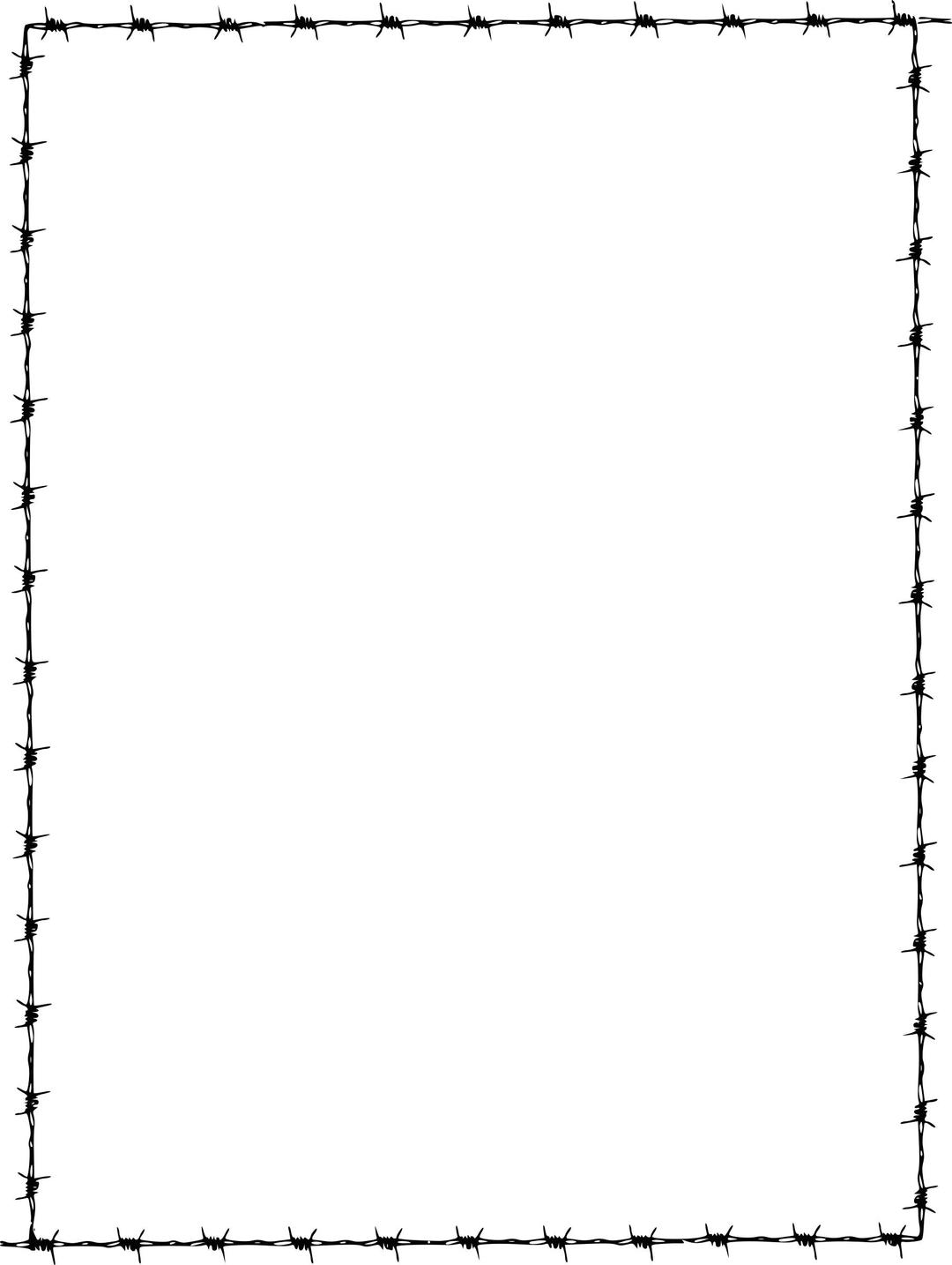 Barbed Wire Border png transparent