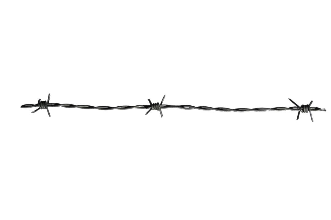 Barbed Wire Single Thread png transparent