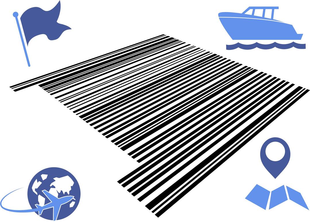 Barcode Montage png transparent