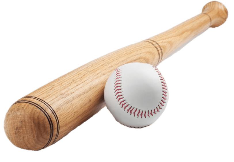 Baseball Bat & Ball png transparent
