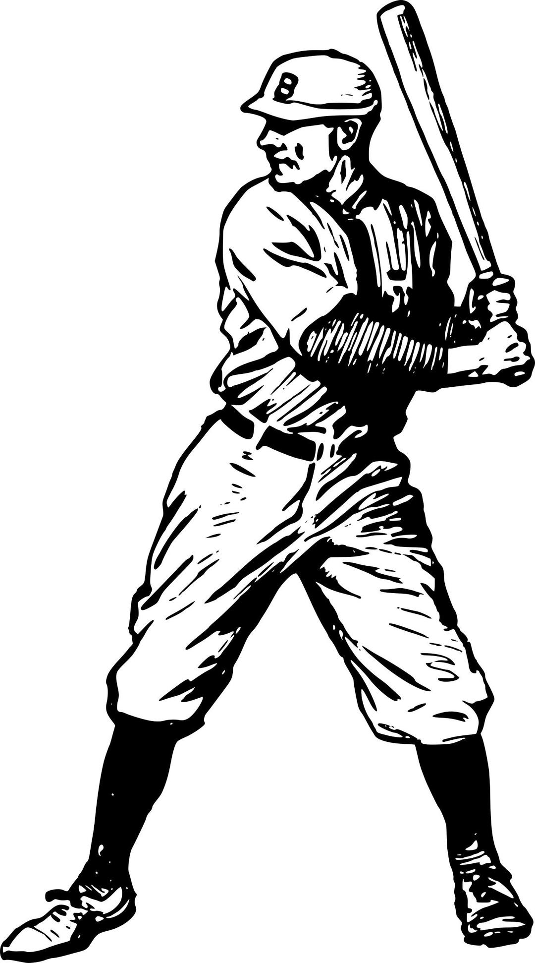 Baseball Player - 1915 png transparent