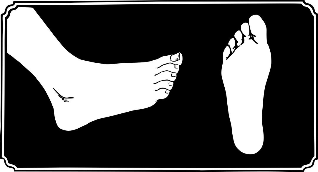Basic Bare Foot png transparent