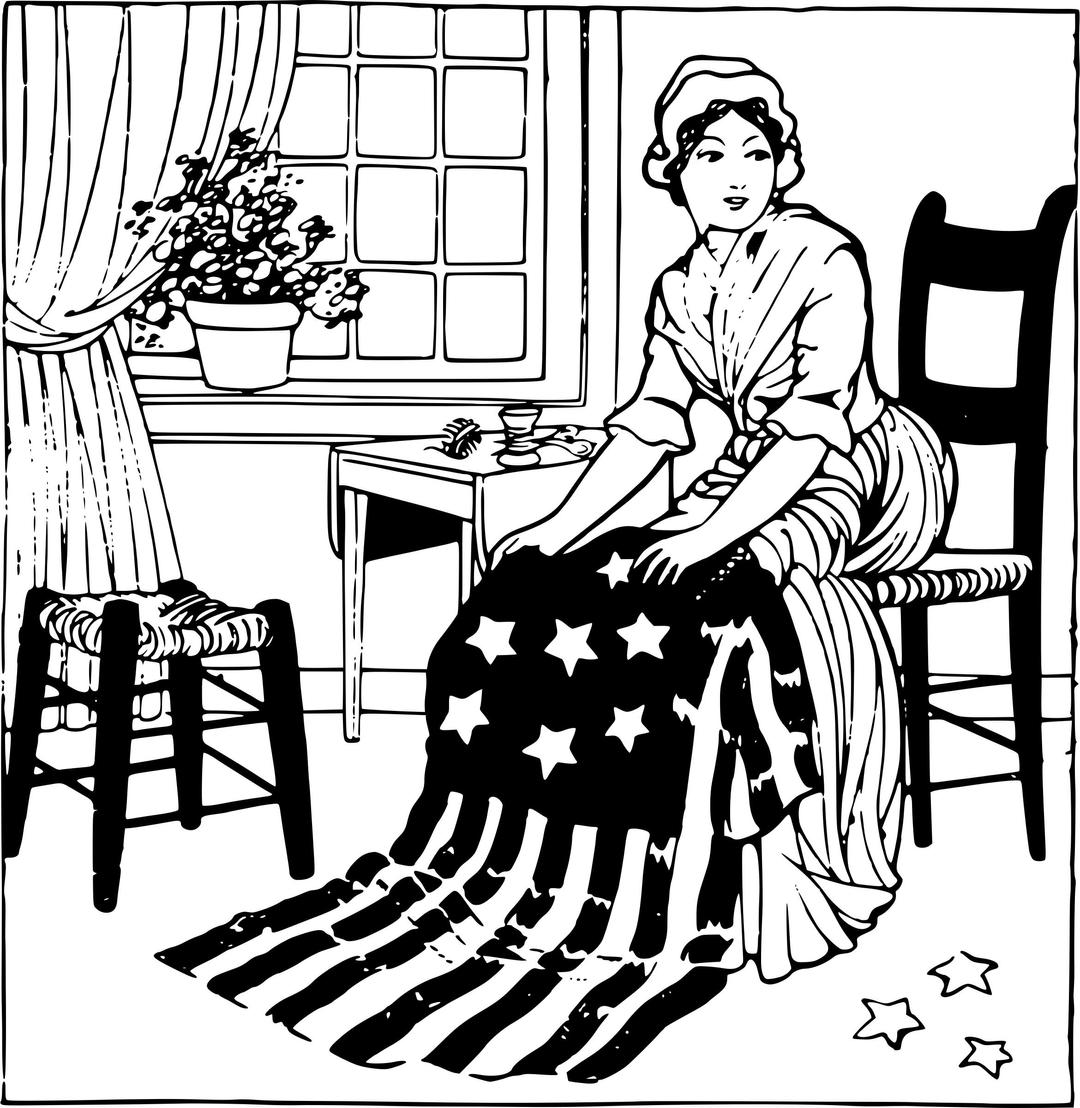 Basic Betsy Ross png transparent