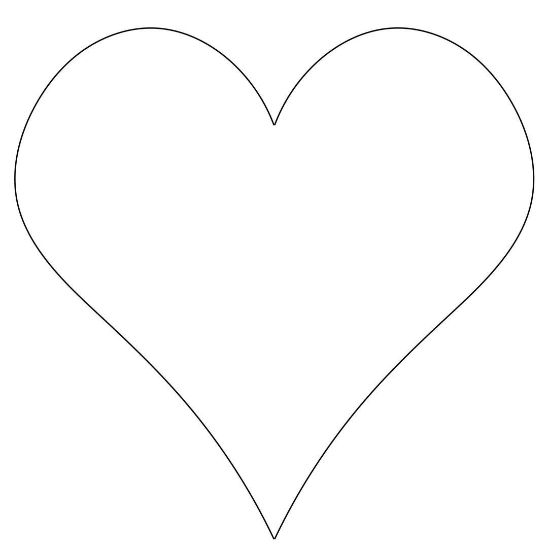 Basic Starting Heart Symbol png transparent