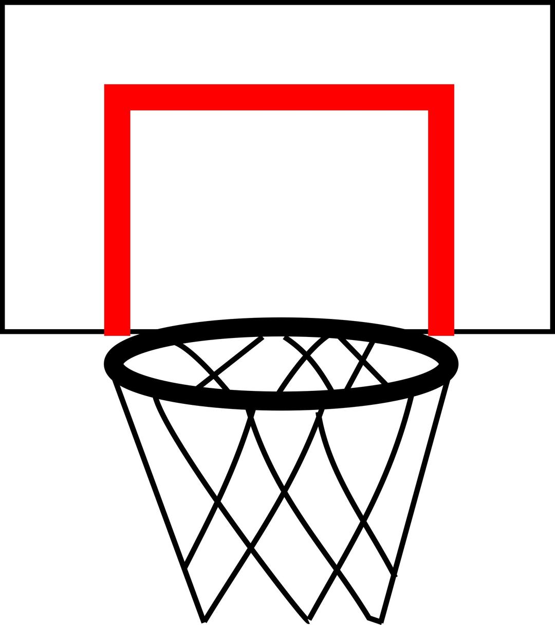 Basketball basket png transparent