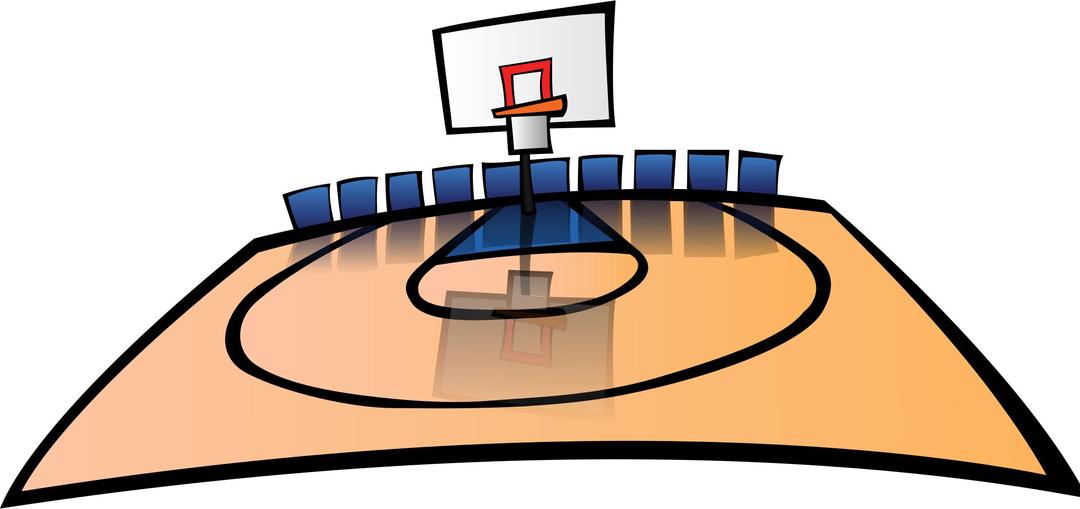 Basketball Court png transparent
