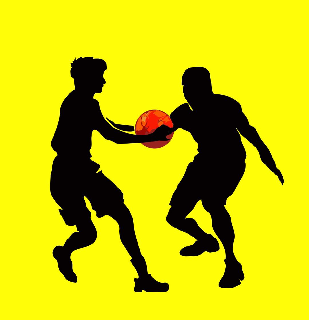 Basketball Silhouettes png transparent