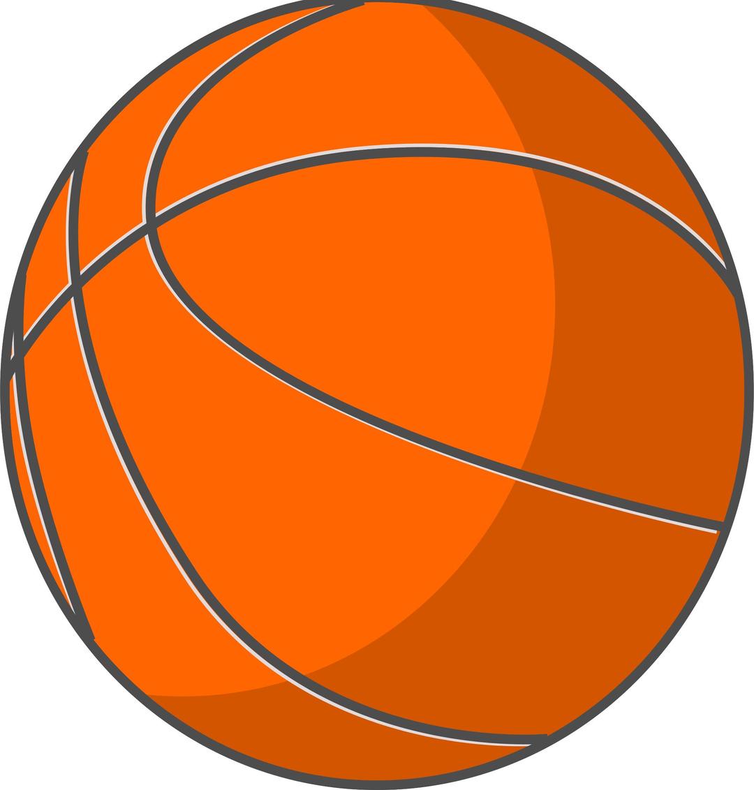BasketballNOshadow png transparent